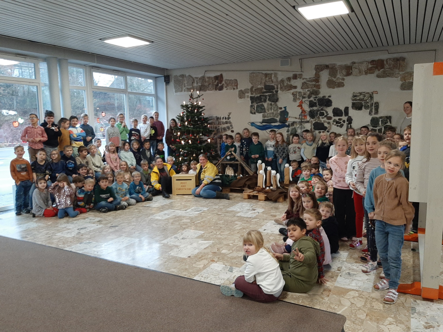 Gemeinschaftsfoto Adventsfeier